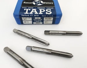 NEU 4/POSTEN * Hanson Whitney 5/16-18 HHS 4 Flöte GH-3 Gewindebohrer * 21137 * HERGESTELLT IN DEN USA - Bild 1 von 2