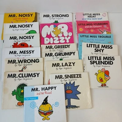 Mr Men And Little Miss Roger Hargreaves Children's Book Bundle 18 Paperbacks - Image 1 of 4
