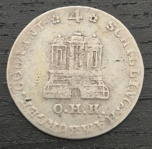 Hamburg, 4 Schilling 1797 O.H.K. ss - Bild 1 von 2