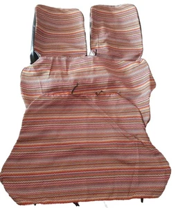 Juego Fundas Asiento Fiat 126 Bis Personal 4 Multic. Missoni Retro Negro - Imagen 1 de 16