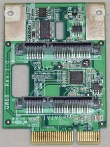 Placa de plano posterior SATA QW68 Rev:1.0 Asmedia ASM1061 para QNAP TS-253 Pro-8G - Imagen 1 de 2