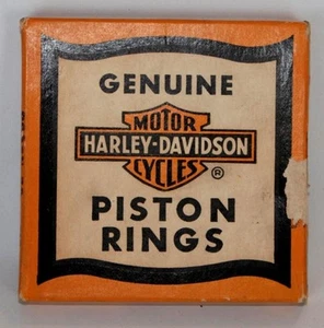 JUEGO DE ANILLOS DE PISTÓN HARLEY-DAVIDSON GENUINOS SIN USAR # 22357-53.010 ANILLOS MÁS GRANDES - Imagen 1 de 3