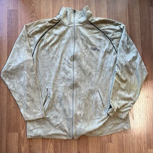 Vintage Perry Ellis beige Samtjacke| Gr. M - Bild 1 von 7