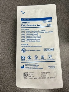 Bandeja de inserción de plástico Amsino AS880 AMSure Foley 10 ml - Imagen 1 de 4