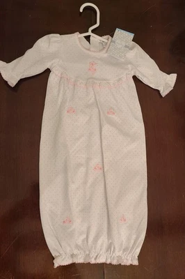 NEW Kissy Kissy Baby Sleep Sack. Size SM. 0-3/ 3-6 months. Ballet slippers sack. - Image 1 of 4