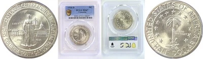1936-D 50C Columbia Commemorative Half Dollar - PCGS MS-67 - Image 1 of 3