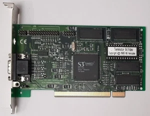 Hercules Terminator 64/Video PCI Grafikkarte (S3 Trio64V+, retro, 2MB, 1996) - Bild 1 von 4