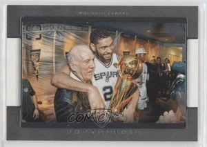 2021-22 Panini Fotogénico Inolvidable Tim Duncan Gregg Popovich #8 Salón de la fama - Imagen 1 de 3