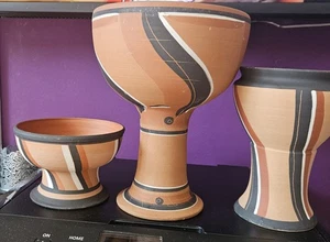 3 schöne alte Keramik Deko Gefäße - Bild 1 von 4