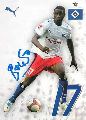 Boubacar Sanogo Original Autogrammkarte HSV - ca.11cm x 15cm - Bild 1 von 2
