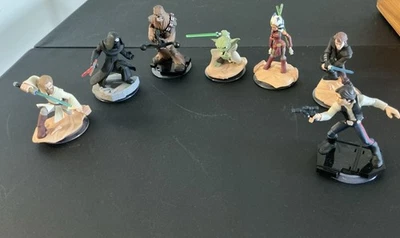 Lote de 7 bonecos Disney Infinity Star Wars 3.0 - Imagem 1 de 4