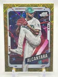 Sandy Alcantara - 2024 Topps Chrome Cosmic Gold Interstellar /50 - Marlins - Foto 1 di 2