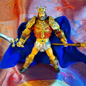 KING RANDOR NUEVA ETERNIDAD Capa con cable para MASTERS OF THE UNIVERSE HECHA A MEDIDA - Imagen 1 de 4