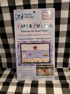 EZ Quilting Paper Piecing Patterns By Carol Doak Summer's Welcome - Image 1 of 3
