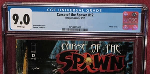 CURSE OF THE SPAWN #12 CGC 9.0 VF/NM Image Comics Photo Cover - Picture 1 of 10