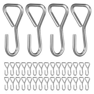 50 Pcs Car Cushion Hook Automotive Seat Cover Hanger Fixed Hooks - Picture 1 of 12