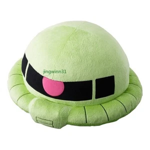Gundam MS-05 Zaku Head Type Plush Doll Anime 40cm Green Mascot Stuffed Toy Gifts - Picture 1 of 15