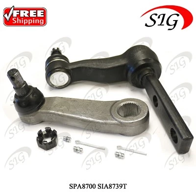 2Pc JPN Front Steering Kit Idler Arm 2-1/2"  Pitman Fits Ford F-150 1997-2004 - Image 1 of 4