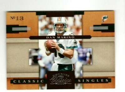 2008 Donruss Classics Dan Marino CLASSIC SINGLES #0399/1000 - Image 1 of 2