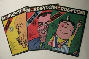 Mords-y l'oeil Lot des 3 premiers n°s Bernier/Siné 1981 TBE - Foto 1 di 4
