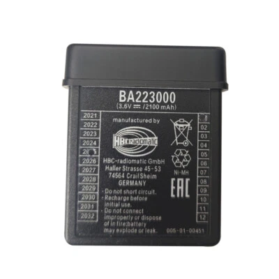 Rechargeable BA223000 3.6V 2100mAh Battery HBC Wireless Romote Control - Image 1 of 4