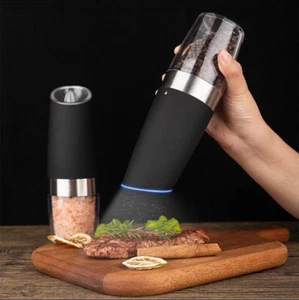electric salt and pepper shakers 2 Pack sold with stand Perfect New Home Gift - Picture 1 of 3