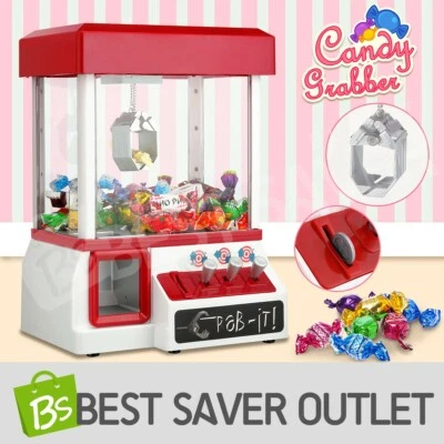 Carnival Candy Grabber Machine Vending Arcade Claw Prize Game Kids Toy w/ Coins - image 1 of 4