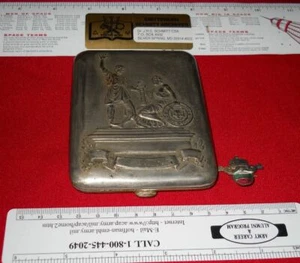 HUNGARIAN MILITARY OFFICERS CIGARETTE CASE AND INSIGNIA,PLUS BONUS REFERENCE LOT - Picture 1 of 12