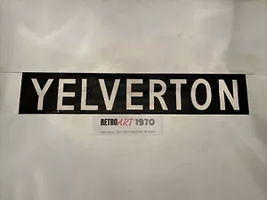 Plymouth Devon 1970’s Bus Blind 36” Gift - Yelverton - Picture 1 of 12