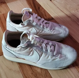 VINTAGE 80's NIKE OCEANIA CORTEZ BEIGE SNEAKER RUNNING SHOES / Women's Size 7.5 - Picture 1 of 16