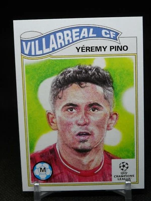 Yeremy Pino RC 2021 UCL Topps Now Living Set Card #395 UEFA Champions League - Image 1 of 2