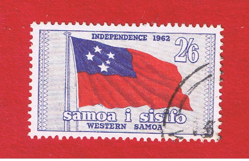 Samoa #231  VF used  Flag   Free S/H - Image 1 of 1
