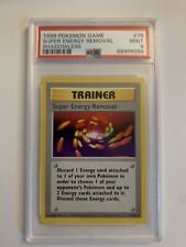 1999 Pokemon Game 79 Super Energy Removal Shadowless PSA MINT 9