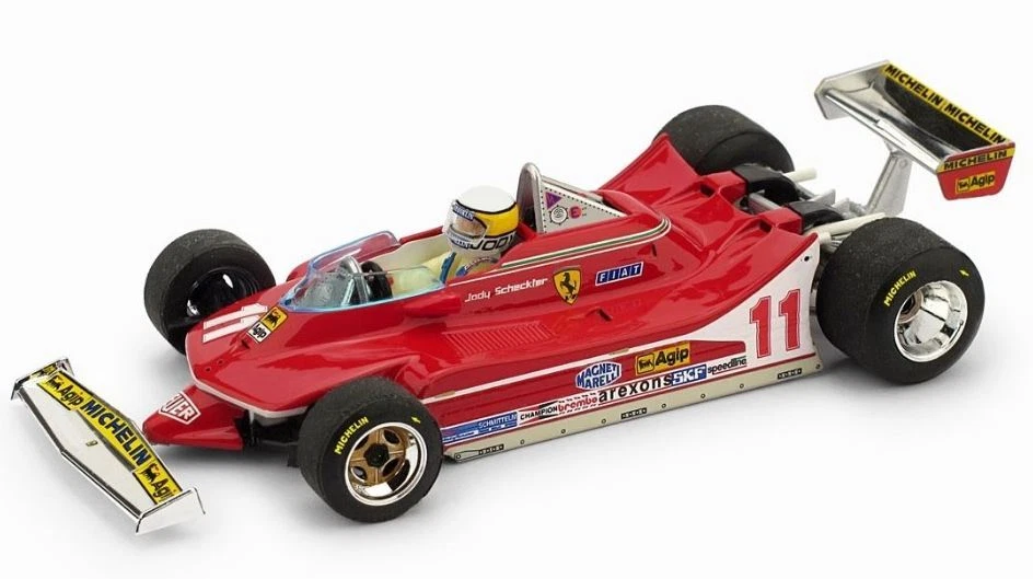 Modellino F1 Jody Scheckter Ferrari 312 T4 Campione 1979 Monza - Brumm 1:43 - Immagine 1 di 1