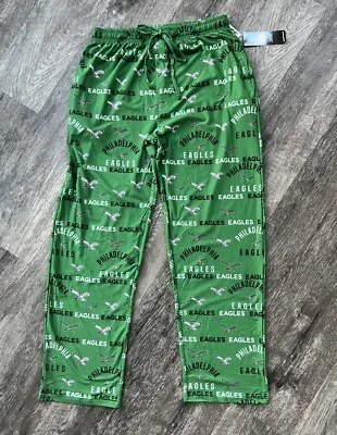 NFL 费城老鹰队复古复古凯利绿色睡衣休闲裤男式尺寸 XXL — 第 1/4 张图片