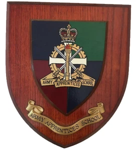 The Army Apprentices School Regimental Military Wall Plaque Mess Shield - Picture 1 of 1