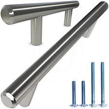 Solid Euro Style Bar Pull-25Pack ~3 inch Hole Center & 5 3/8 inch Length-Heav...