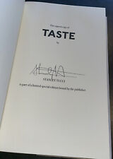 Stanley Tucci signed book Taste