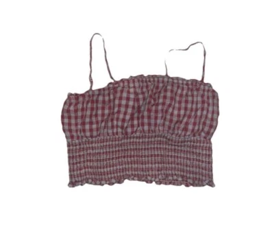 American Eagle Gingham Crop Tank - Image 1 of 3