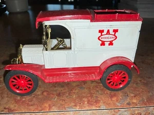 ERTL COLLECTIBLES 1932 FORD MODEL “T” VAN WHEELERS DIE-CAST COIN BANK - Picture 1 of 7