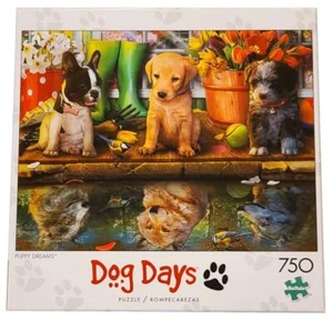 Rompecabezas 750 piezas Buffalo Games Dog Days Puppy Dreams 24 x 18 - Imagen 1 de 1