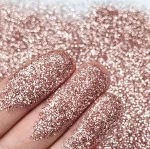 Nini's Things 30 g súper fino oro rosa brillo resina arcilla artesanal - Imagen 1 de 1
