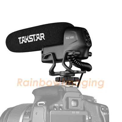 Micrófono de escopeta cardiodo TAKSTAR SGC-600 para Canon 90D 5D 6D 7D II III IV  Foto 1 de 4