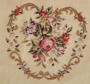 Trammed Tapestry 3 Piece Floral Rose Chair Seat and Arm Covers Pre Owned - Picture 1 of 5