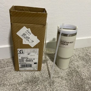 Stanley Quencher H2.0 Flowstate Tumbler 40oz, Cream- Open Box - Picture 1 of 2