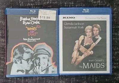 KINO Maids WARNER What's Up Doc BLU RAY LOT BRAND NEW SEALED Barbra Streisand - Image 1 of 2