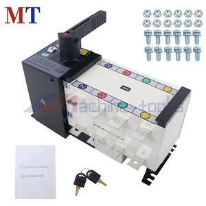 Industrial Automatic Transfer Switch 250A 4-Pole Grid to AC Generator 110V 220V - Picture 1 of 24