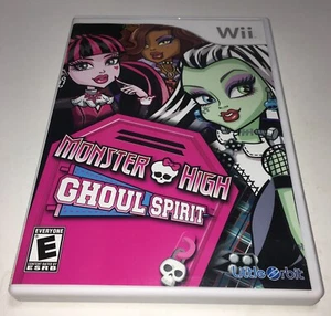 Monster High: Ghoul Spirit - Nintendo Wii Complete Disc Is Mint Condition 2A - Picture 1 of 4