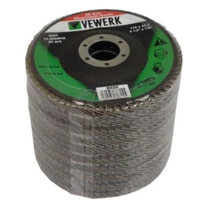 VEWERK BY BERGEN 40g OXIDKLAPPENSCHEIBEN 115 x 22,2 mm 10er-Pack B8020 - Bild 1 von 2