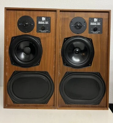 Altoparlanti vintage KEF modello 104 serie di riferimento diffusori noce 8OHMS SP1038 - Immagine 1 di 4